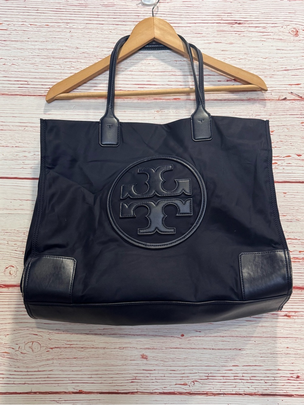 Tory Burch Ella Tote Bag in Navy